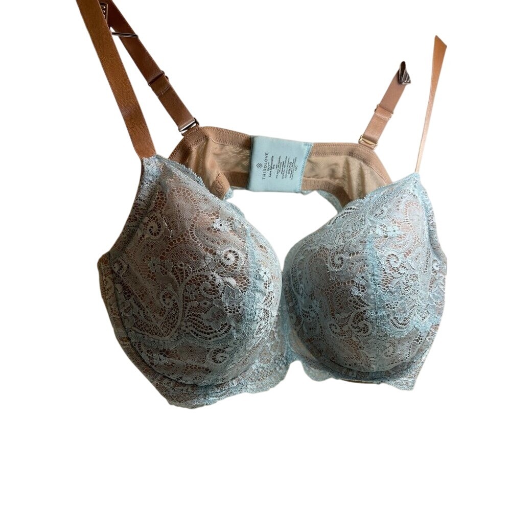 ThirdLove 24/7‎ Lace Balconette Bra 44C Underwire New with tags!